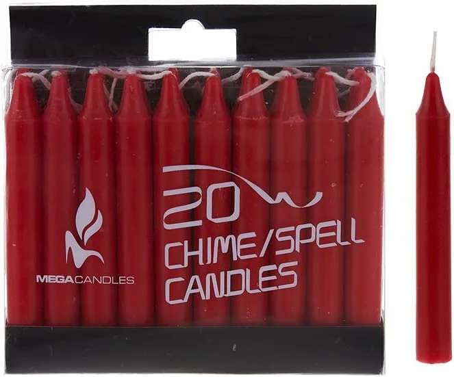 red spell candles